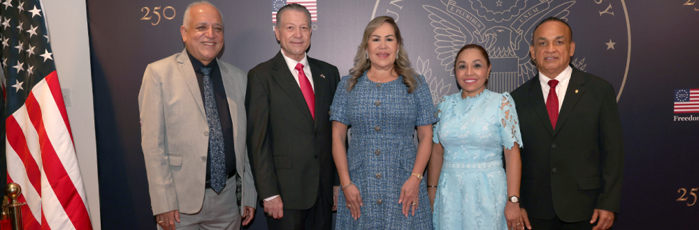 PRESIDENTA DE LA ASAMBLEA NACIONAL EN  ANIVERSARIO DE LA INDEPENDENCIA DE LOS ESTADOS UNIDOS